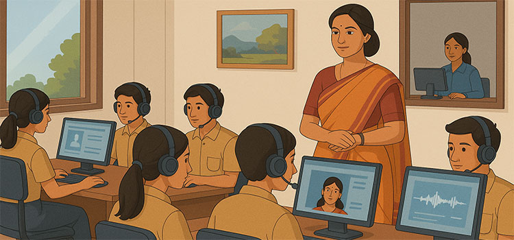 Language Lab for School
